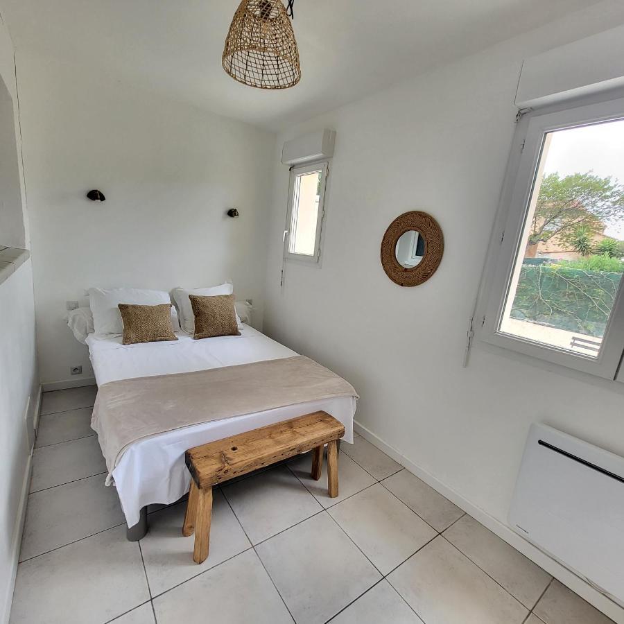 Bel Appartement Avec Jardin De 30M2 , Climatise Avec Parking Et Arrivee Autonome Cabestany Bagian luar foto