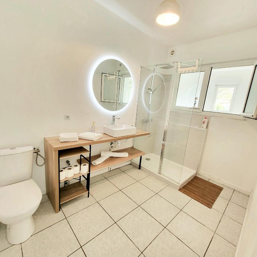 Bel Appartement Avec Jardin De 30M2 , Climatise Avec Parking Et Arrivee Autonome Cabestany Bagian luar foto