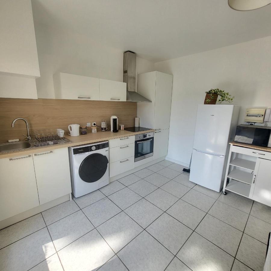 Bel Appartement Avec Jardin De 30M2 , Climatise Avec Parking Et Arrivee Autonome Cabestany Bagian luar foto